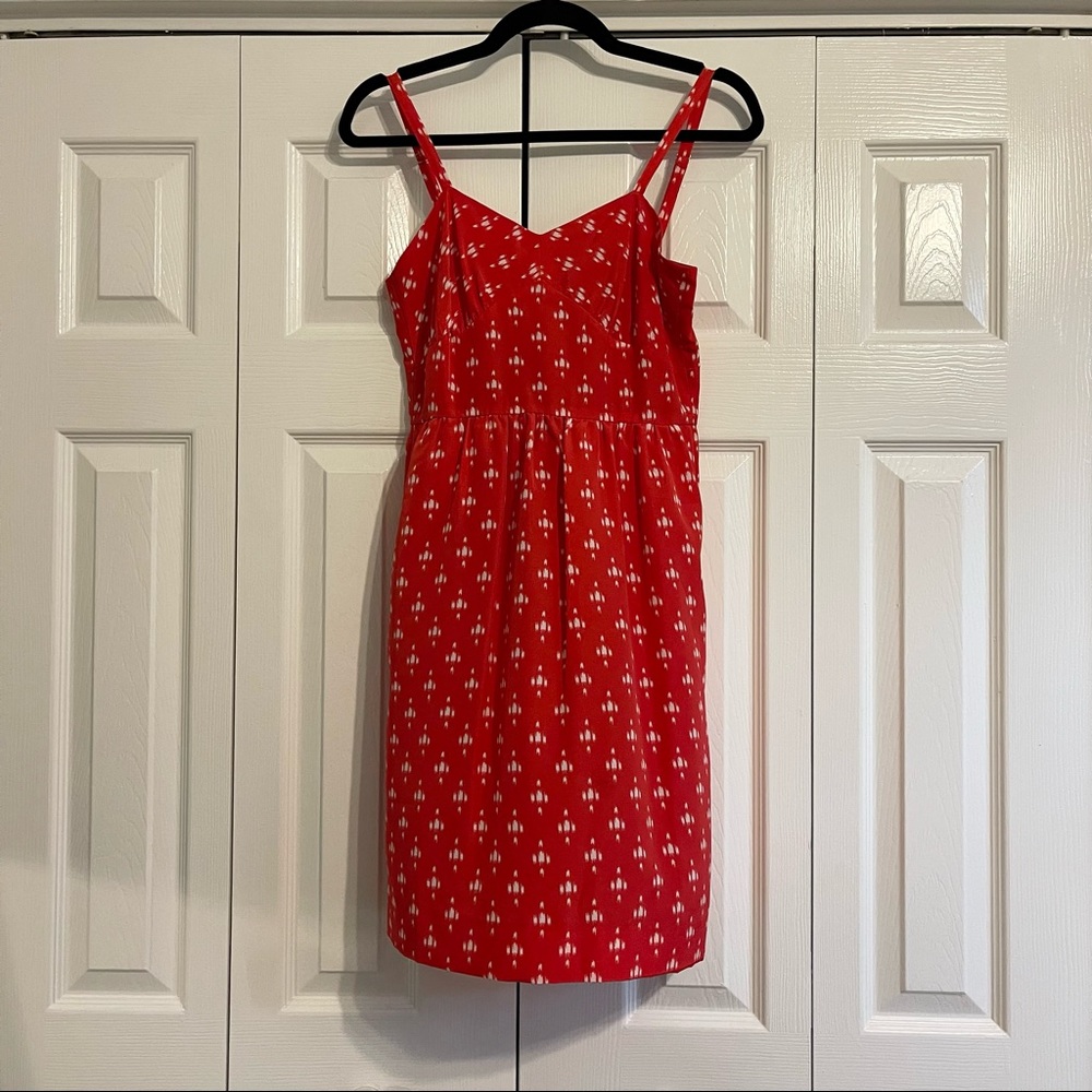 Red and White J Crew Mini Dress size 2